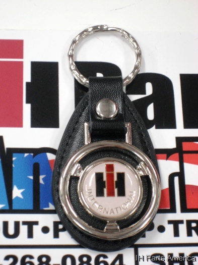 IH INTERNATIONAL Mini Steering Wheel Black Leather Key Ring 1938 1939 1940 1941