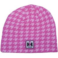 International Harvester Reversible Houndstooth/Pink Beanie