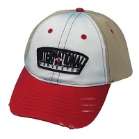 IH Applique Logo White, Red, & Khaki Cap