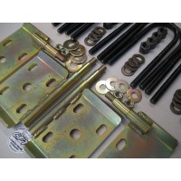 CPT - Ubolt Plate Kit for 1961-71 Scout 80, 800, 800A, 800B - Ubolts & Plates For All Four Corners!