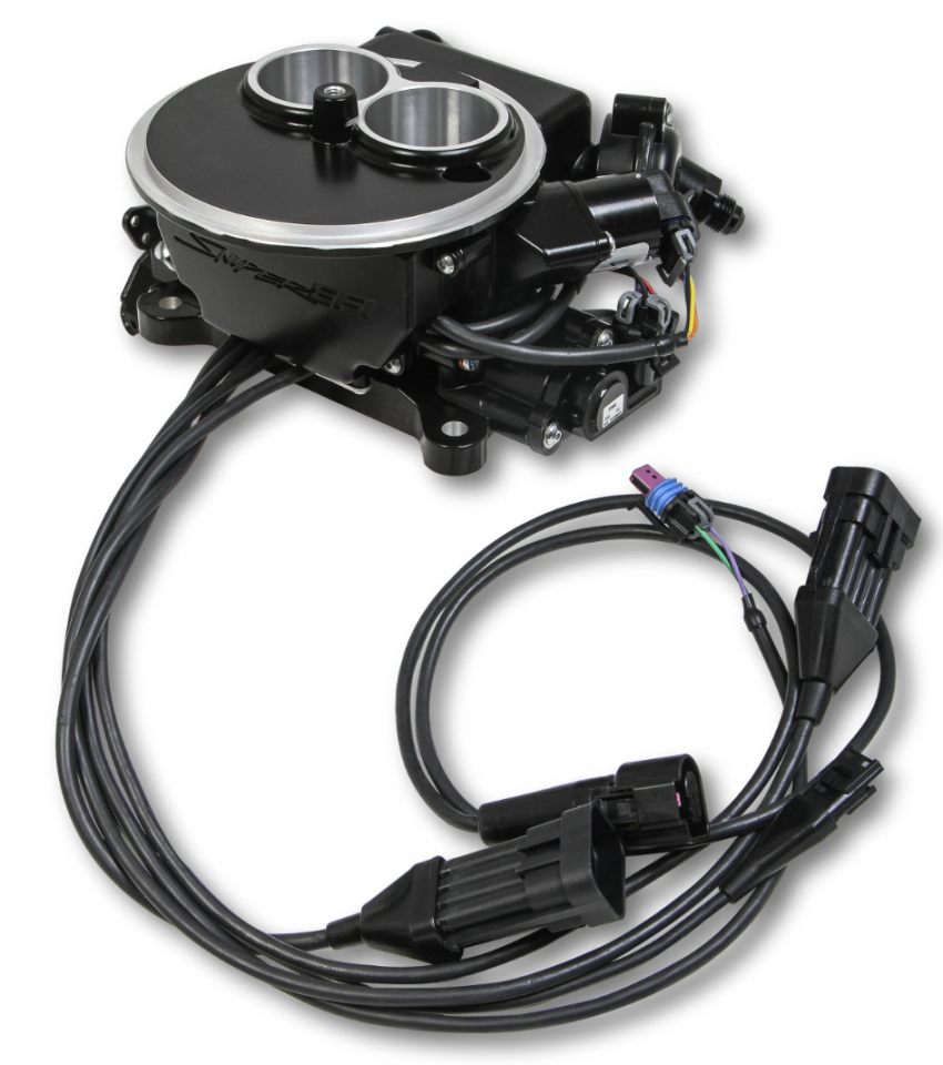 Holley Sniper EFI - 2300 2 Barrel Style Full Master Kit - Black Finish