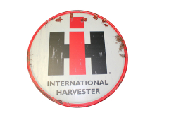 International Harvester 35" Metal Die Cut Sign