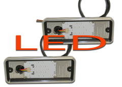 LED Front Turn Signal Kit for 1977-80 Scout II, Terra or Traveler and D-Series Pickup - Late