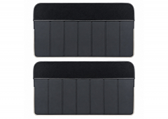 Dark Gray/Black Door Panel Set w/Trim for 1977-80 Scout II, Terra or Traveler Without Steel Panel