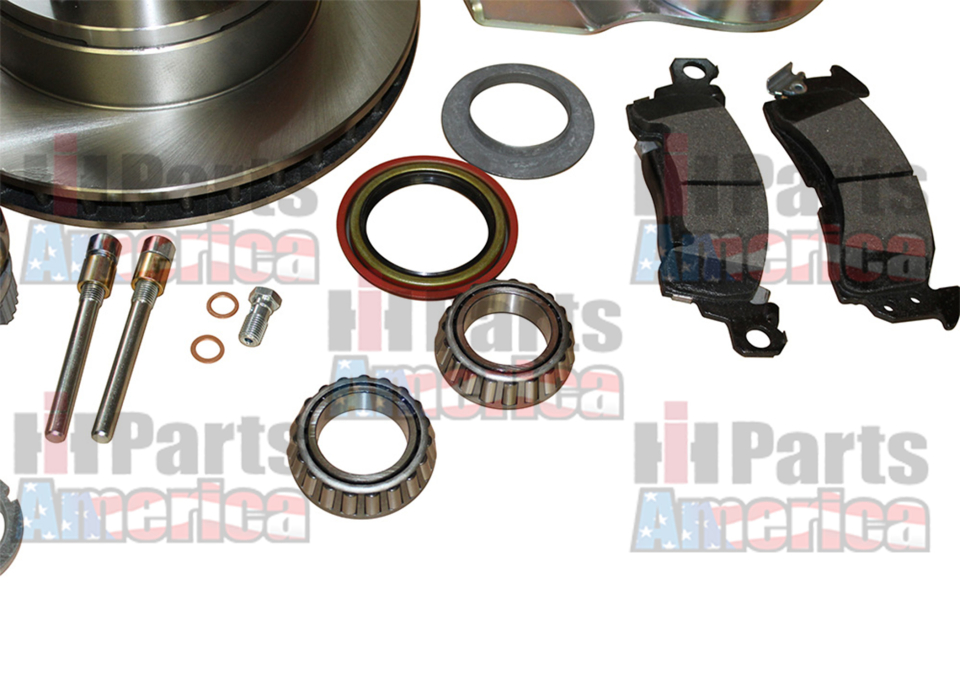 CPT Disc Brake Conversion Kit for 1972-73 D-Series Pickup or Travelall with Open Knuckle Dana 44