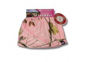 IH Women's Reversible Pink Camo Fleece Knit Beanie
