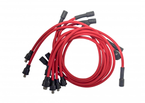 8MM Red Holley Ignition Wire Set for IH International Harvester 266, 304, 345, 392 V8 - USA MADE!