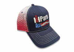 Red White & Blue IH Parts America Hat w/Mesh Backing