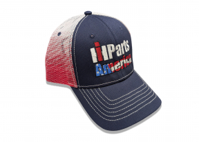 Red White & Blue IH Parts America Hat w/Mesh Backing