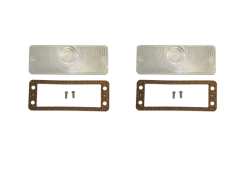 Clear Front Turn Signal Lens Set for 1969-71 Scout 800A, 800B, Scout II, Terra, Traveler & Fullsize