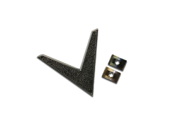 Replacement "V" Emblem for 1966-71 Scout 800 A/B