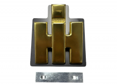 Reproduction Gold Grille Emblem for Scout 80