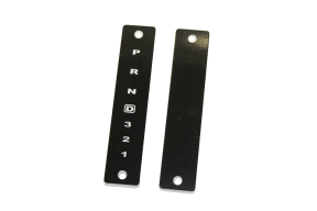 Auto Transmission Shift Label Indicator Set for 1971-80 Scout II, Terra or Traveler w/4 Speed