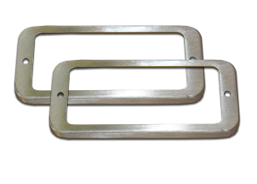 RPT 1961-71 Scout 80 or 800 Front Turn Signal Lens Bezel Set w/Screws