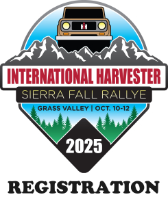 CLOSED!!! - Online Registration for the 2025 IH Sierra Fall Rallye