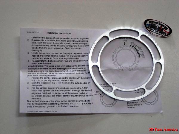 Ford dana 44 camber shims #7