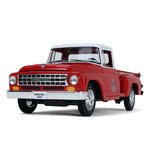Red/White 1963 International C1100 Pickup w/ International Truck Parts & Service