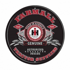 Farmall IH Tractor Supplies - 12" Metal Sign