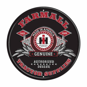 Farmall IH Tractor Supplies - 12" Metal Sign