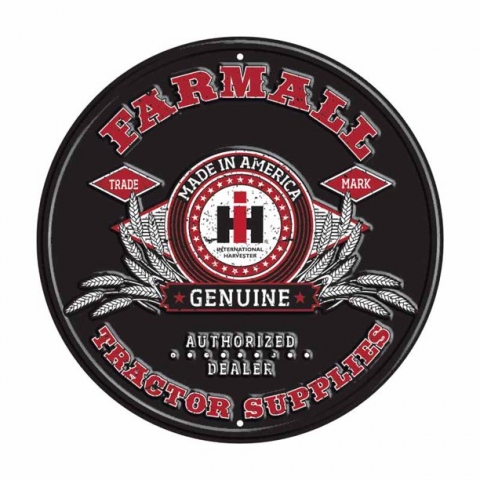 Farmall IH Tractor Supplies - 12" Metal Sign