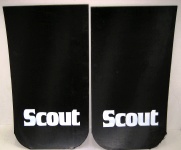 Scout or IH Logo Mud Flap Set
