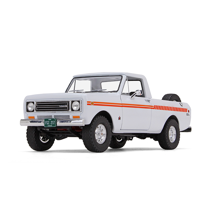 IH Parts America: White with Orange Spear 1/25th Scale 1979 Scout