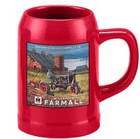Red 20oz Stoneware Mug w/ Farmall F-20 Logo