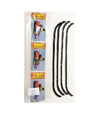 1940-1949 International KB 6-12 and 1937-1940 'D' Series Belt Weatherstrip Kit With Clips and Formed