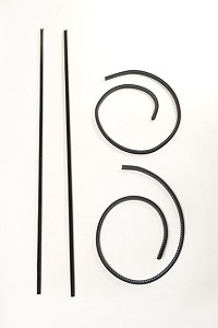 1950-56 International 'R' 'S' Series Truck Window Channel Kit For Trucks With SINGLE Back Glass