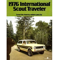 Sales Brochure for 1976 International Scout Traveler