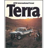 Sales Brochure for 1978 IH International Harvester Scout Terra