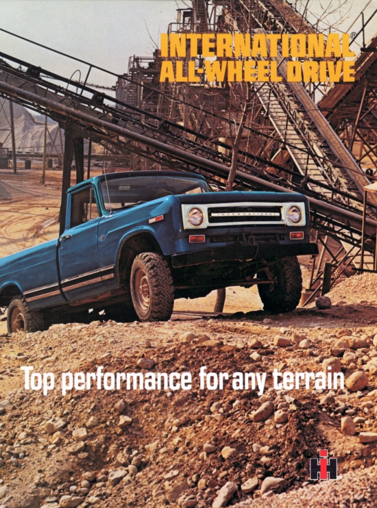 Sales Brochure for 1969 Light Duty All Wheel Drive IH International Harvester Trucks & Scout