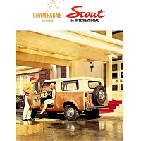 1964 IH International Harvester Scout Champagne Series Color Sales Brochure
