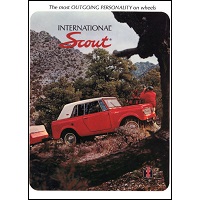 1967 IH International Harvester Scout 800 Sales Brochure