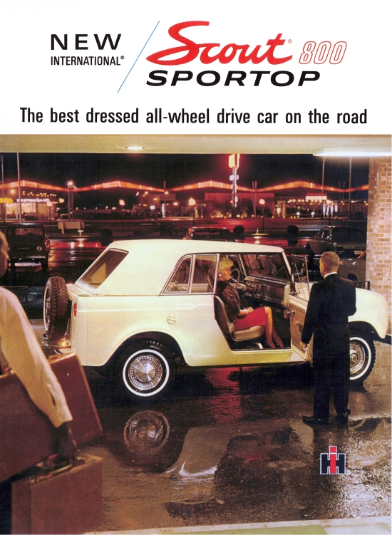 1967 IH International Harvester Scout 800 Sport-top Color Sales Brochure