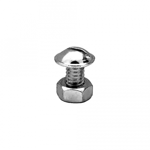 Slotted Washer Head License Plate Bolt 1/4"-20 x 1/2" Long
