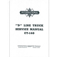 International Truck Service Manual for 1937-40 "D" Line