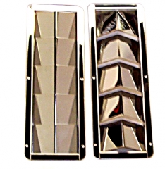 Stainless Steel Hood Vent Louver Set - Get the Heat Out!