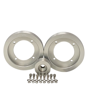 CPT Billet Aluminum Pulley Kit for IH Engine w/ Crank Hub & No A/C