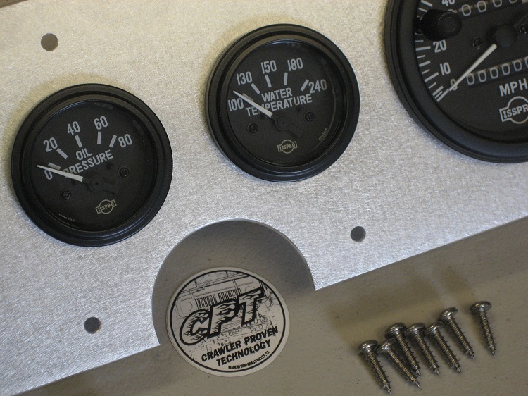 CPT Dash Panel Kit w/ Isspro Gauges for 1966-71 Scout 800, 800A, 800B