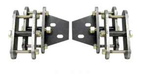 CPT 5" Heavy Duty Front & Rear Shackle Kit for 1971-80 Scout II, Terra or Traveler