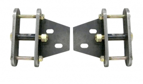 CPT 5" Heavy Duty Front Shackle Set w/ Factory Swaybar for 1971-80 Scout II, Terra, Traveler