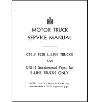 International Truck Service Manual for 1950-55 "L" & "R" Line