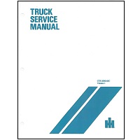 Service Manual for 1957-63 IH International Harvester A, B, C Truck & Travelall - 2 Volume Set