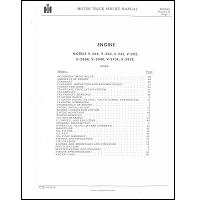 International Engine Service Supplement for V-266, V-304, V-345, V-392, V-266E, V-304E, V-345E, V-39