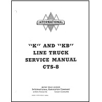 International Tuck Service Manual for 1941-49 K & KB