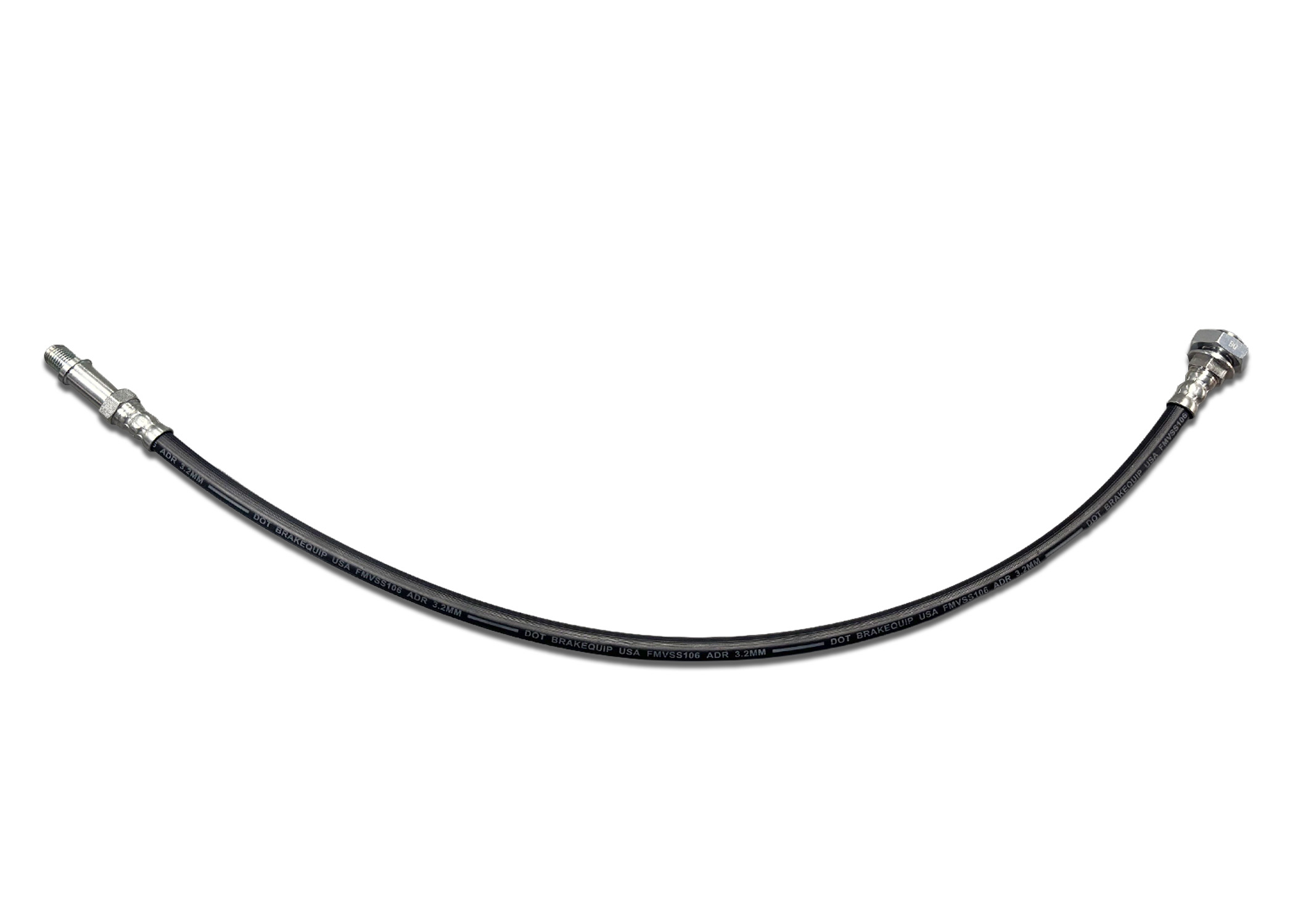 Front Brake Hose for Full-Size Dana 44 on Pickup & Travelall's