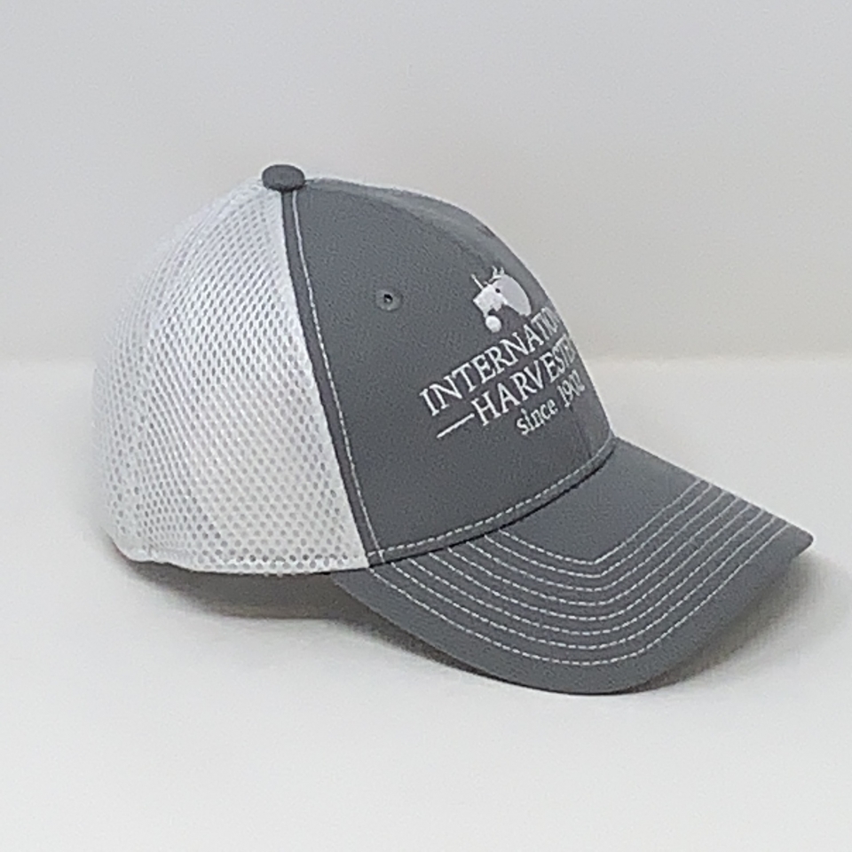 IH Parts America: IH Youth Embroidered Tractor Logo Grey & White