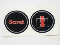 Horn Button Decal with either Scout or IH Logo