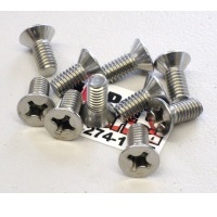 5/16"-18 x 3/4" Flat Head Grade 18-8 Stainless Steel Machine Screw